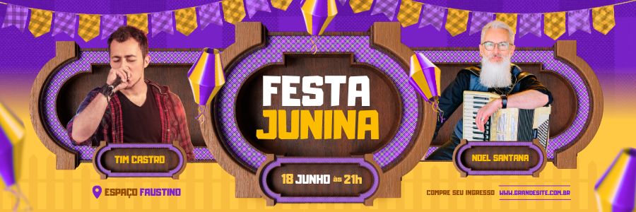 Banner Principal Festa Junina